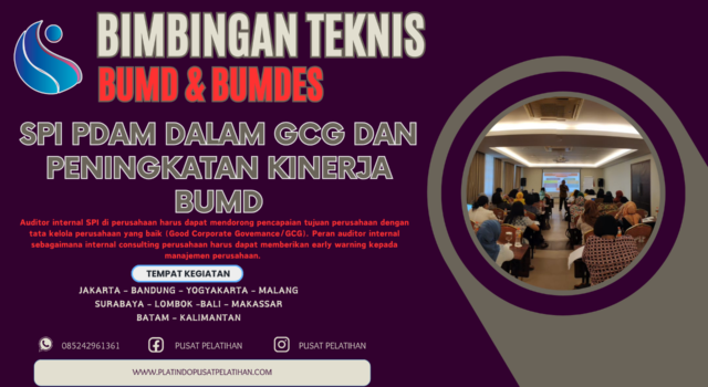 Bimtek SPI PDAM dalam GCG dan Peningkatan Kinerja BUMD