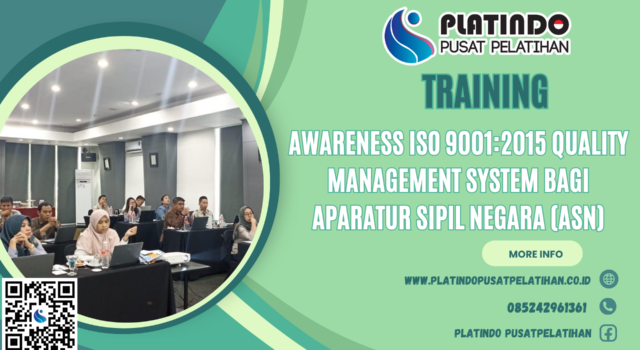 Pelatihan ISO 9001:2015 Quality Management System Bagi Aparatur Sipil Negara (ASN)