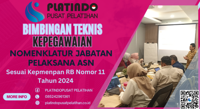 Bimtek Nomenklatur Jabatan Pelaksana ASN Sesuai Kepmenpan RB Nomor 11 Tahun 2024