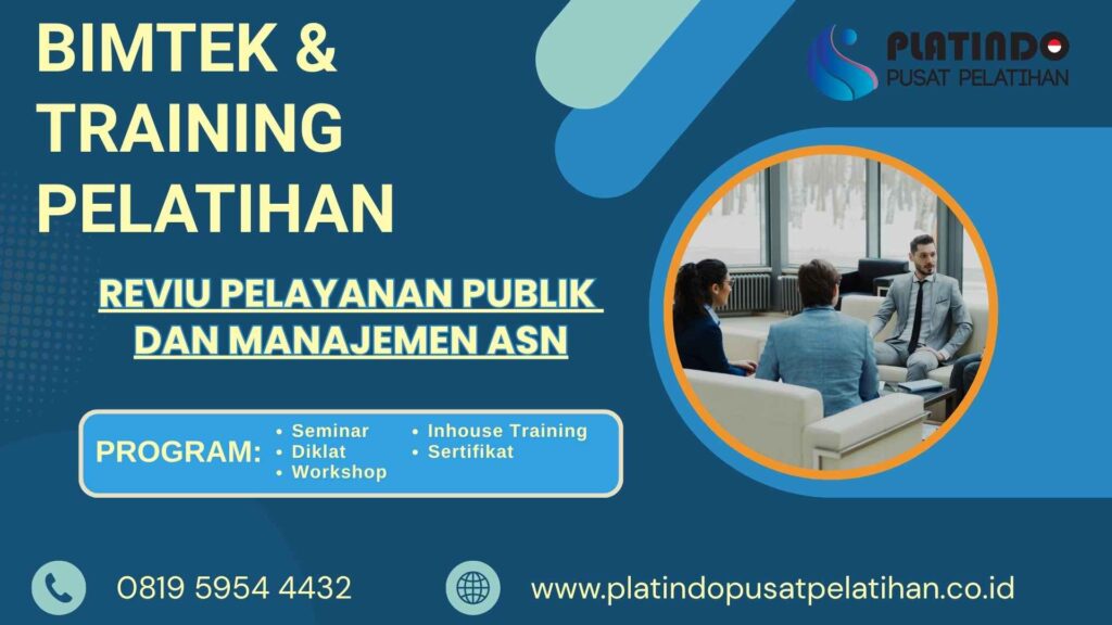 Bimtek Pelatihan Reviu Pelayanan Publik dan Manajemen ASN Tahun 2026 Regulasi Terbaru
