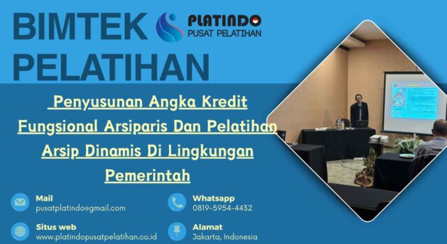 Bimtek Pelatihan Penyusunan Angka Kredit Fungsional Arsiparis dan Pelatihan Arsip Dinamis di Lingkungan Pemerintah Tahun 2026 Regulasi Terbaru