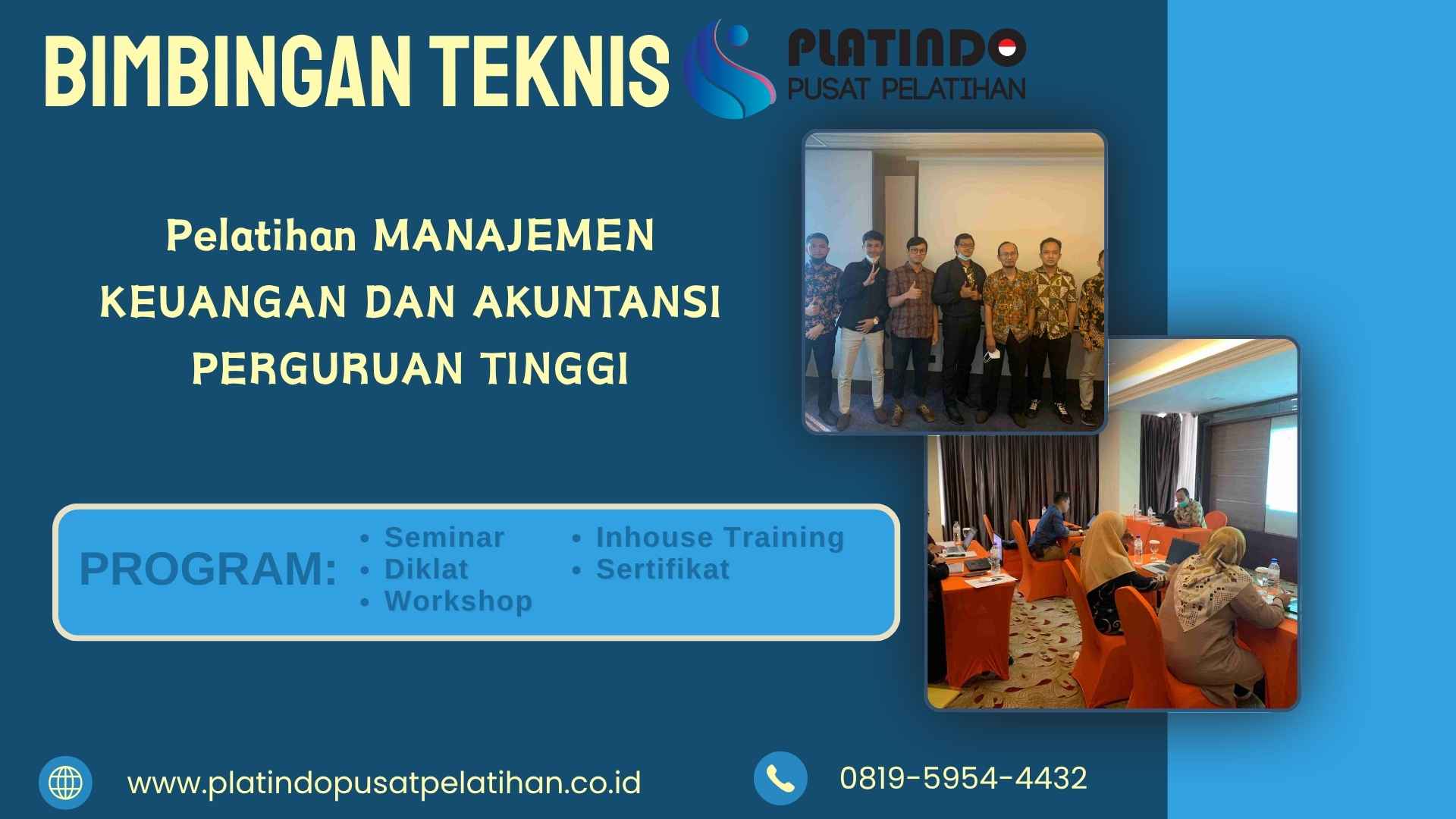 Bimtek Pelatihan Manajemen Keuangan dan Akuntansi Perguruan Tinggi Tahun 2026 Regulasi Terbaru Jadwal Terlengkap