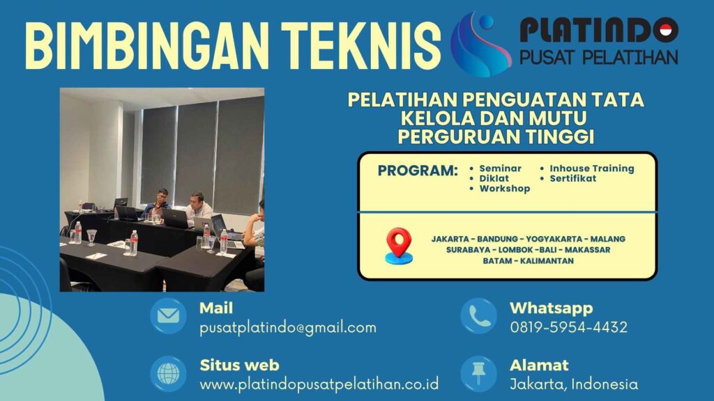 Bimtek Pelatihan Penguatan Tata Kelola dan Mutu Perguruan Tinggi Tahun 2026 Regulasi Terbaru
