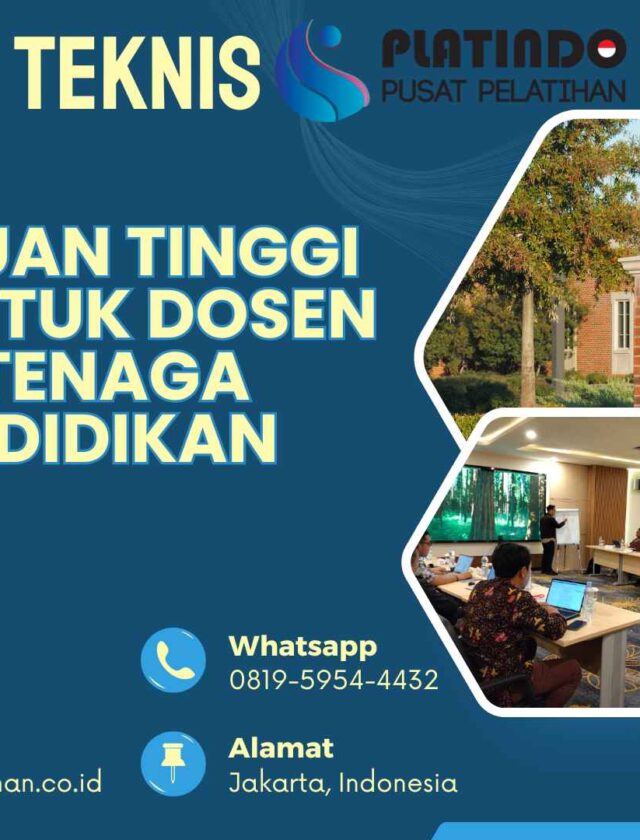 Bimtek Pelatihan Perguruan Tinggi Resmi untuk Dosen dan Tenaga Kependidikan Tahun 2026 Regulasi Terbaru