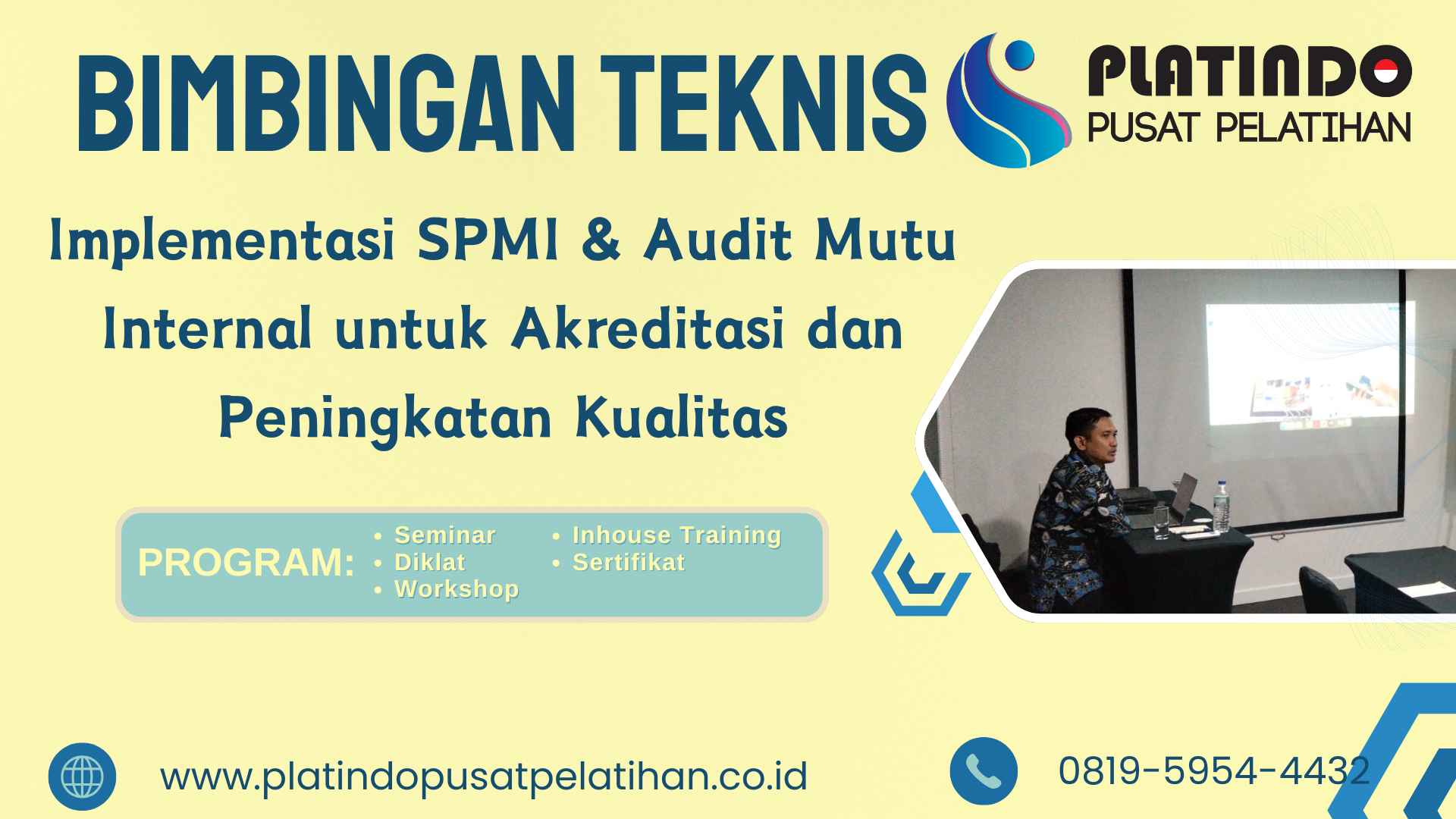 Bimtek Pelatihan Implementasi SPMI & Audit Mutu Internal untuk Akreditasi dan Peningkatan Kualitas Tahun 2026 Regulasi Terbaru