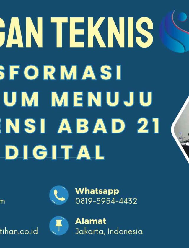 Bimtek Pelatihan Transformasi Kurikulum Menuju Kompetensi Abad 21 dan Digital Tahun 2026 Regulasi Terbaru