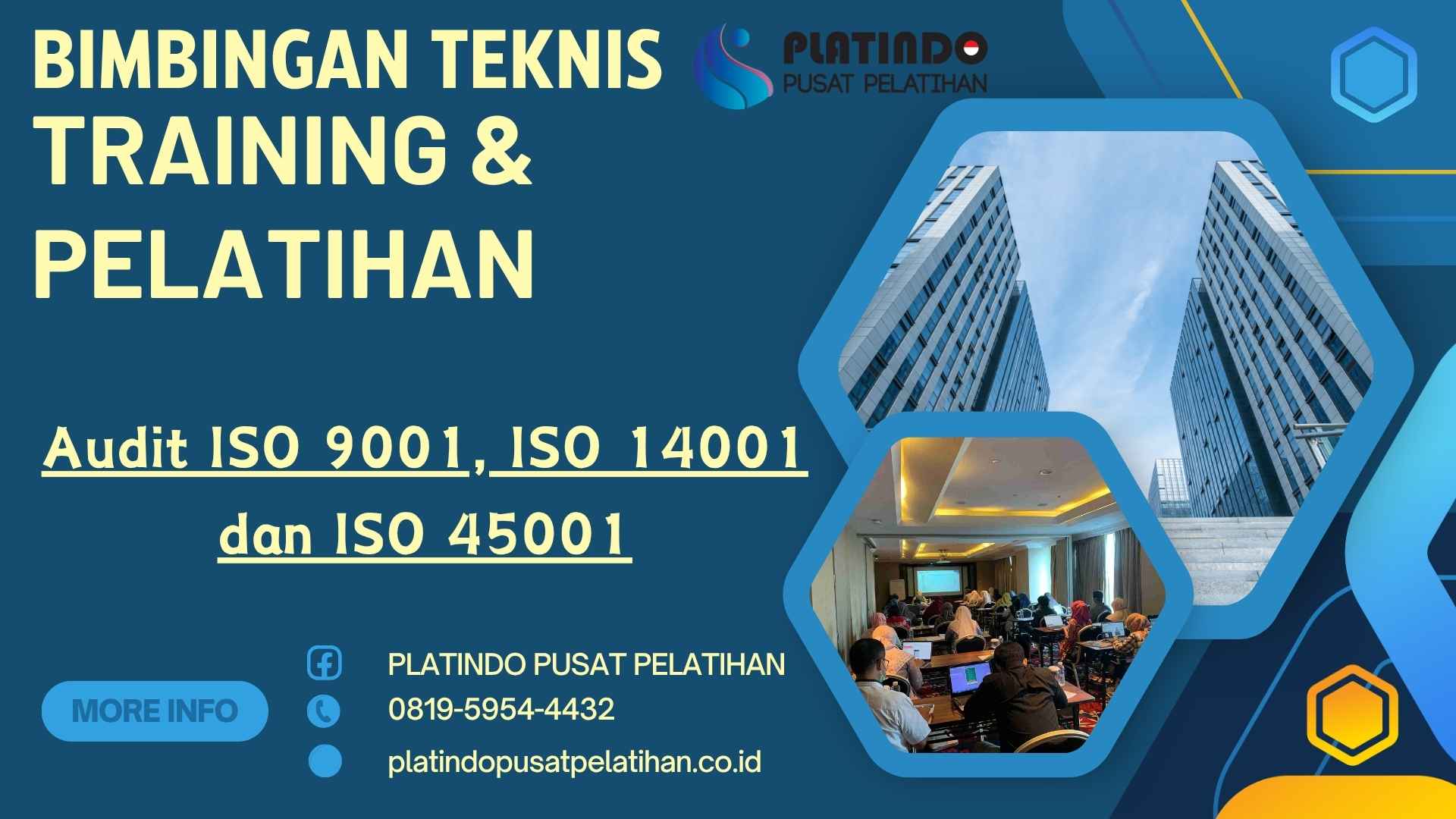 Bimtek Pelatihan Audit ISO 9001, ISO 14001 dan ISO 45001 Tahun 2026 Regulasi Terbaru Bersertifikat
