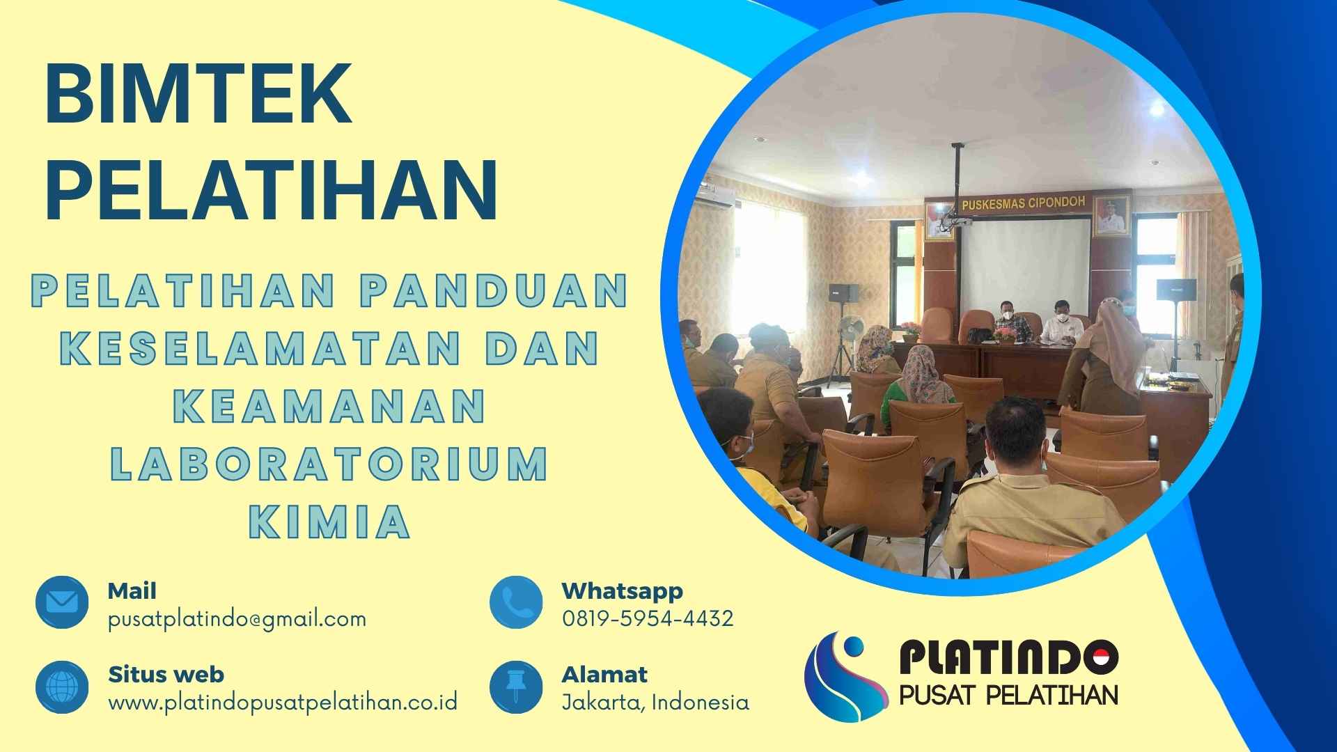 Bimtek Pelatihan Panduan Keselamatan dan Keamanan Laboratorium Kimia Tahun 2026 Regulasi Terbaru Jadwal Terlengkap
