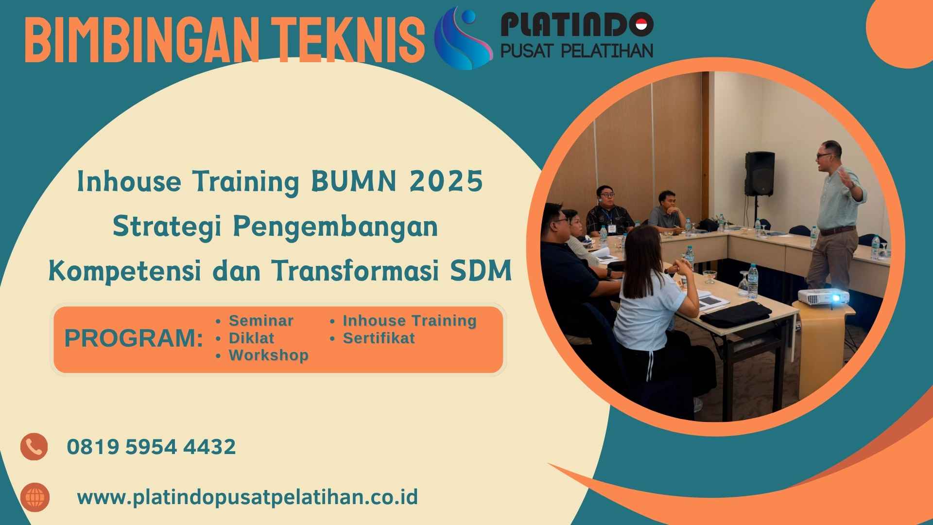 Bimtek Pelatihan Inhouse Training BUMN Strategi Pengembangan Kompetensi dan Transformasi SDM Tahun 2026 Regulasi Terbaru