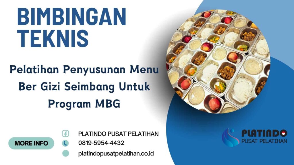 Bimtek Pelatihan Penyusunan Menu Bergizi Seimbang untuk Program MBG Tahun 2026 Regulasi Terbaru