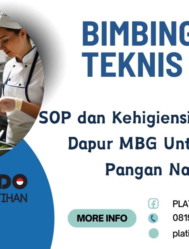 Bimtek Pelatihan SOP dan Kehigiensian Operasional Dapur MBG untuk Jaminan Pangan Nasional Tahun 2026 Regulasi Terbaru Bersama Narasumber Ahli
