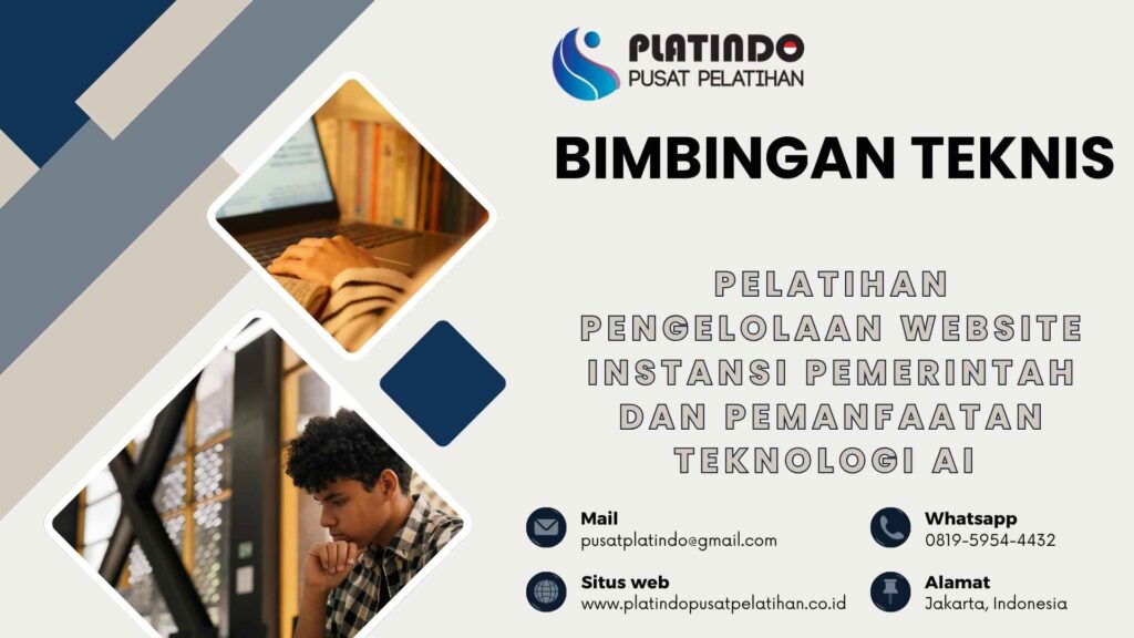 Bimtek Pelatihan Pengelolaan Website Instansi Pemerintah dan Pemanfaatan Teknologi AI Tahun 2026 Regulasi Terbaru
