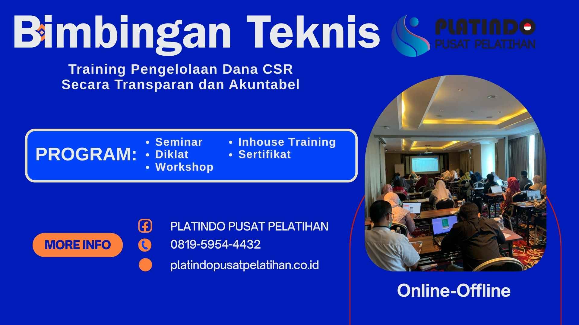 Bimtek Training Pengelolaan Dana CSR Transparan dan Akuntabel 2026 2027 Jadwal Terbaru