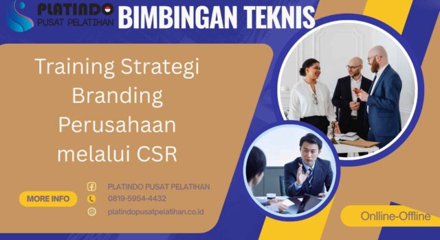 Bimtek Training Strategi Branding Perusahaan melalui CSR Tahun 2026 2027 Materi Terbaru