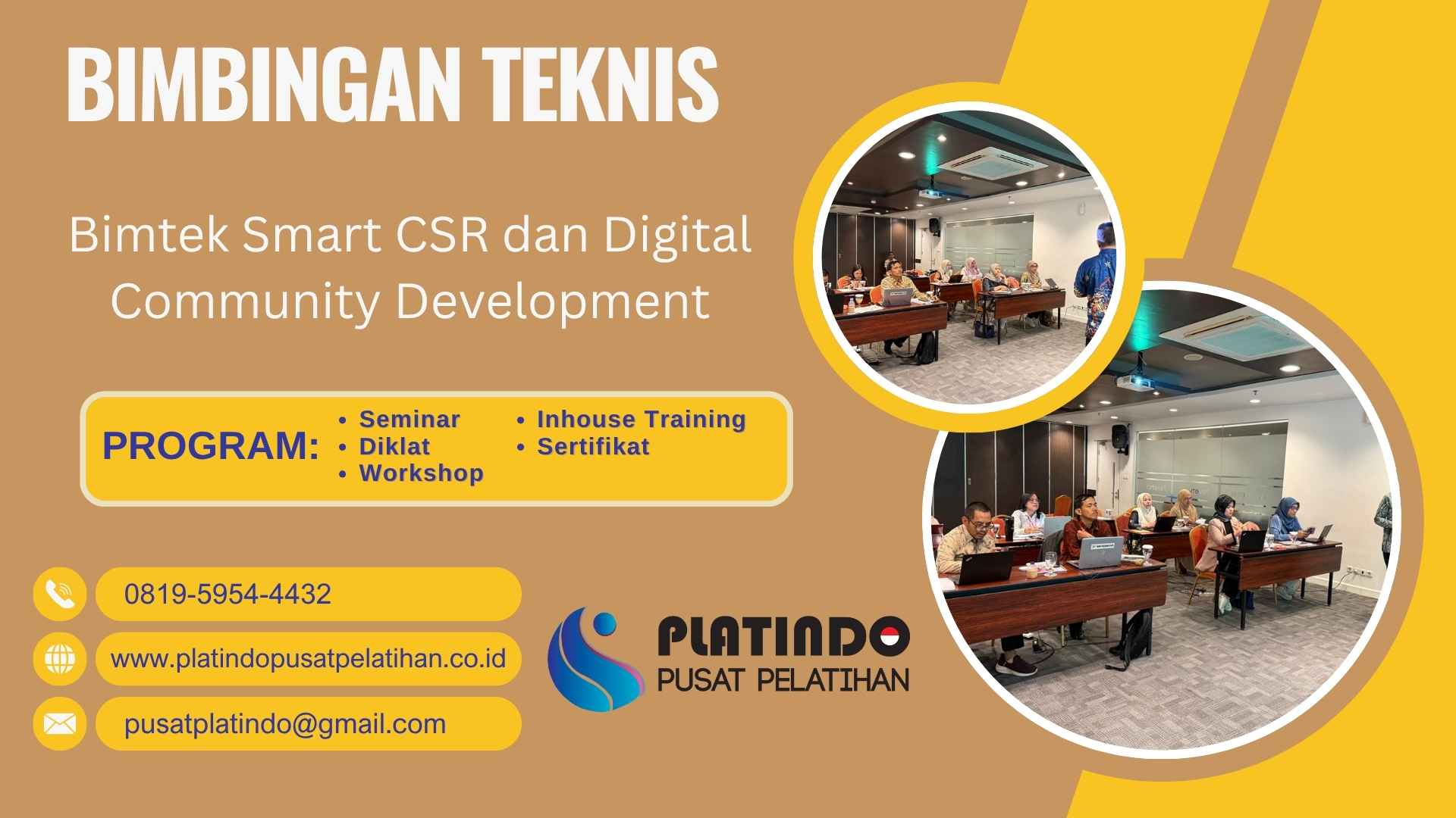 Bimtek Pelatihan Smart CSR dan Digital Community Development 2026 Regulasi Terbaru