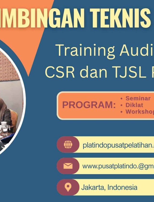 Bimtek Training Audit Program CSR dan TJSL Perusahaan Tahun 2026 Materi Terbaru