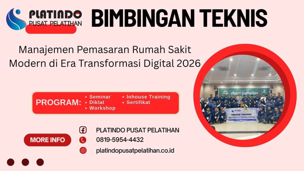 Bimtek Pelatihan Tahun 2026 Regulasi Terbaru Manajemen Pemasaran Rumah Sakit Modern