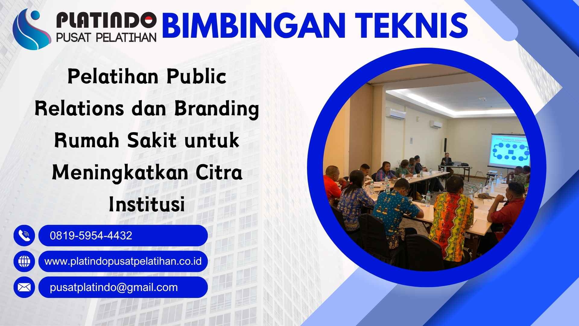 Bimtek Pelatihan Public Relations dan Branding Rumah Sakit Tahun 2026 Regulasi Terbaru