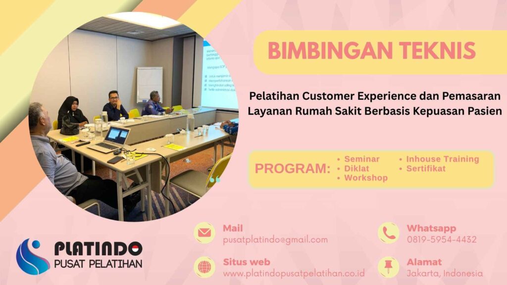 Bimtek Pelatihan Customer Experience dan Pemasaran Layanan Rumah Sakit 2026 Materi Terbaru
