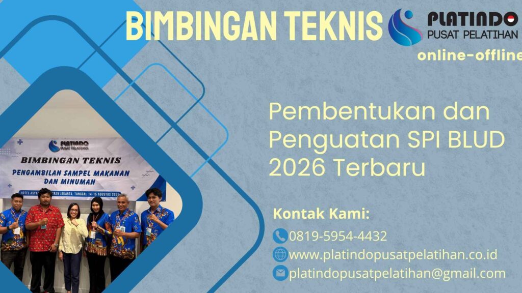 Bimtek Training Pembentukan dan Penguatan SPI BLUD 2026 Terbaru untuk Tata Kelola Profesional