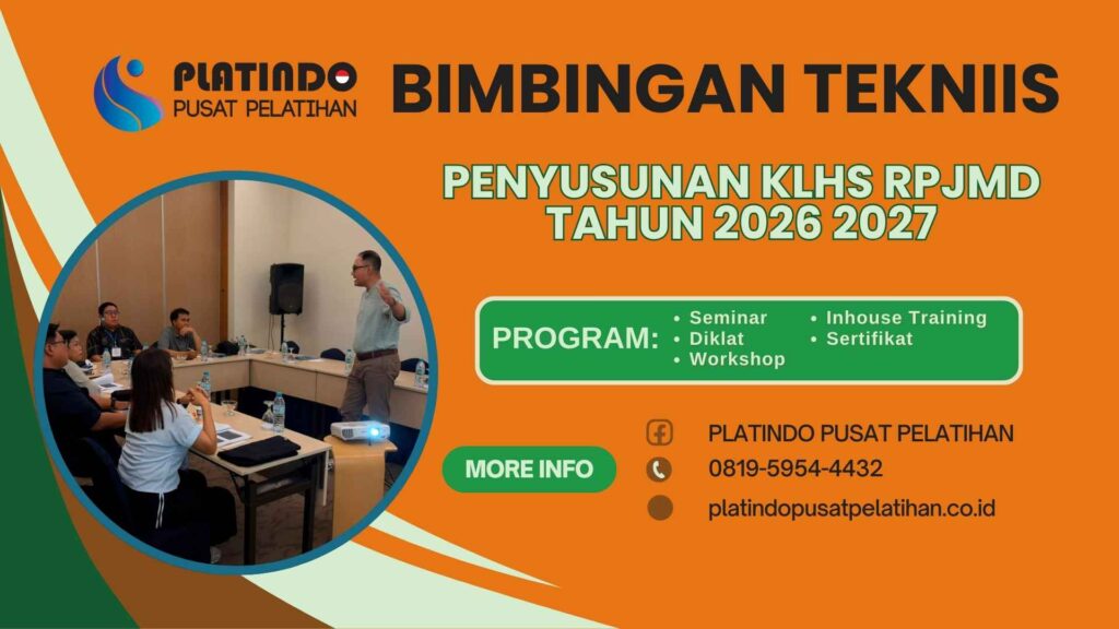 Bimtek Pelatihan Penyusunan KLHS RPJMD Tahun 2026 Regulasi Terbaru Jadwal Terlengkap