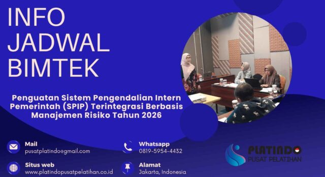 Bimtek Pelatihan Penguatan Sistem Pengendalian Intern Pemerintah (SPIP) Terintegrasi Berbasis Manajemen Risiko Tahun 2026 Regulasi Terbaru