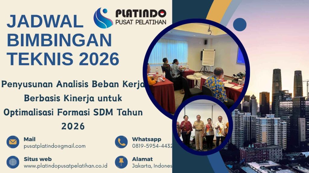 Bimtek Pelatihan Penyusunan Analisis Beban Kerja Berbasis Kinerja untuk Optimalisasi Formasi SDM Tahun 2026 Regulasi Terbaru