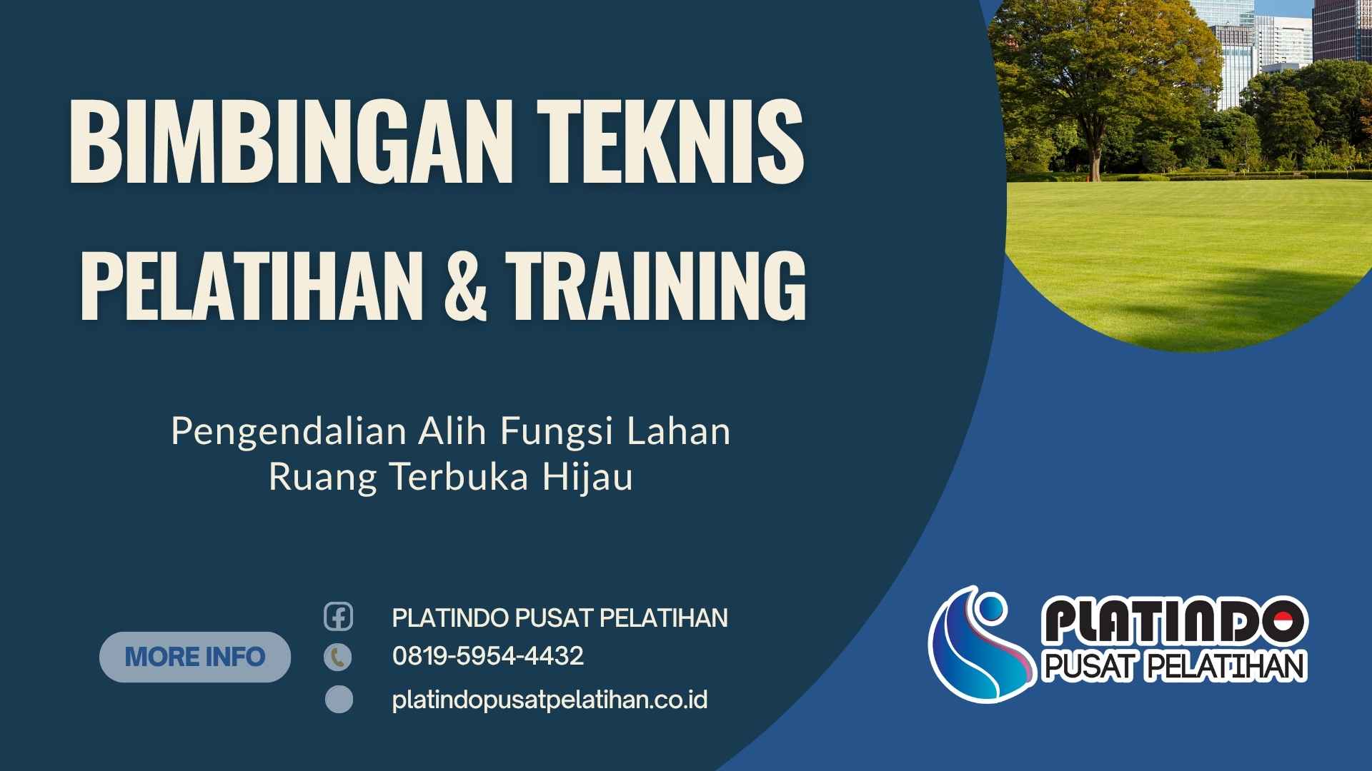 Bimtek Pelatihan Pengendalian Alih Fungsi Lahan Ruang Terbuka Hijau Sesuai Regulasi Tahun 2026 Materi Terbaru