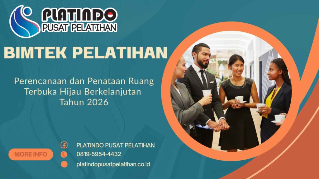 Jadwal Bimtek Pelatihan Perencanaan dan Penataan Ruang Terbuka Hijau Berkelanjutan Tahun 2026 Regulasi Terkini Materi Terbaru