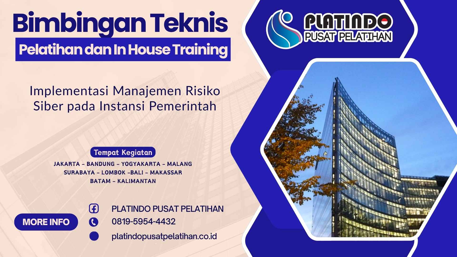 Bimtek Pelatihan Implementasi Manajemen Risiko Siber pada Instansi Pemerintah Sesuai Regulasi Tahun 2026 Materi Terbaru