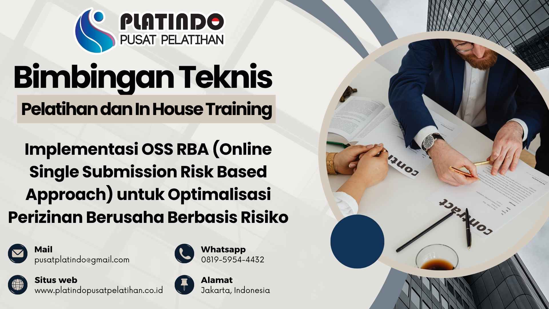 Pelatihan Implementasi OSS RBA untuk Optimalisasi Perizinan Berusaha Berbasis Risiko Tahun 2026 Regulasi Terbaru