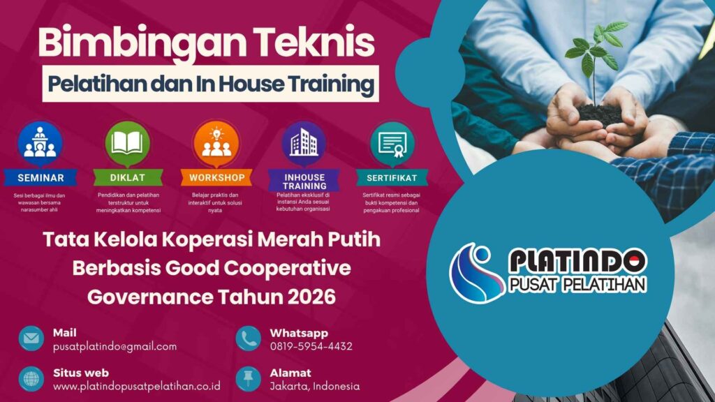 Bimtek Pelatihan Tata Kelola Koperasi Merah Putih Berbasis Good Cooperative Governance Tahun 2026 Regulasi Terbaru