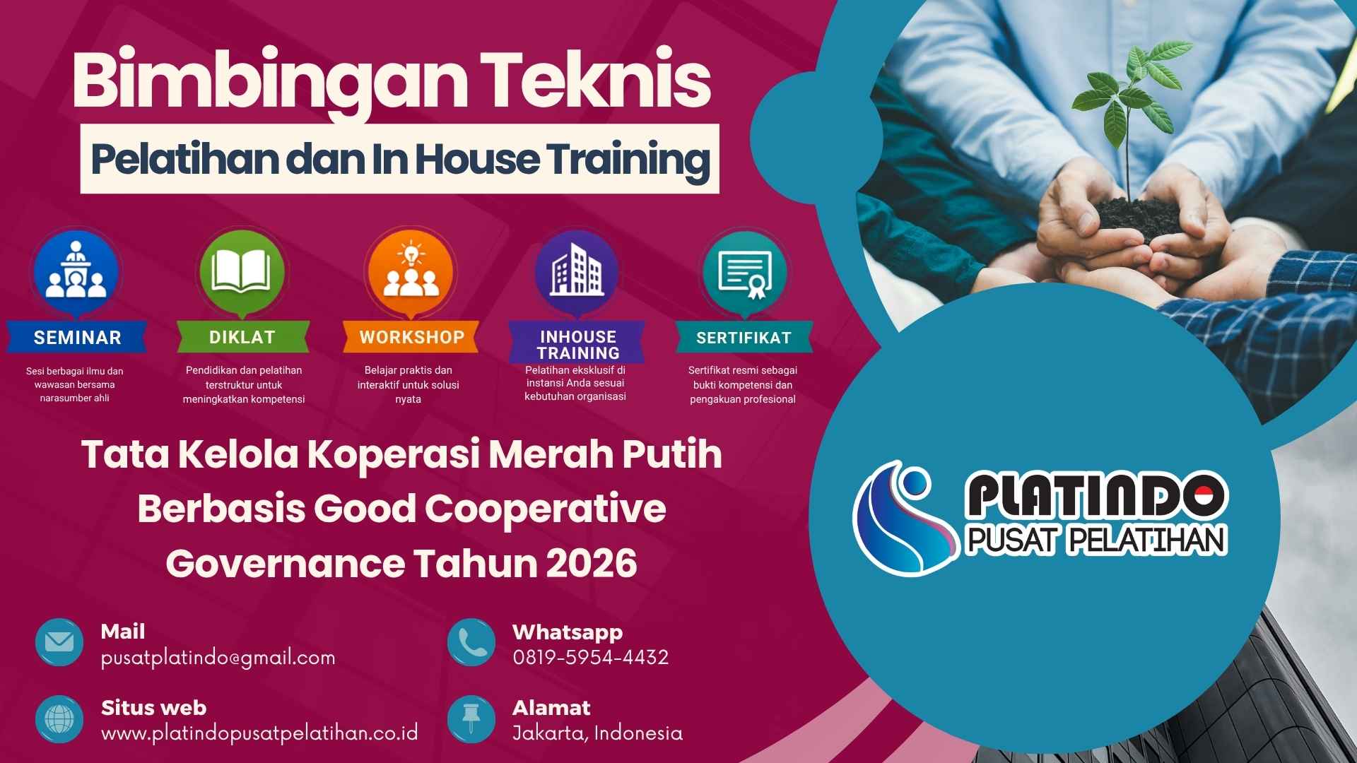 Bimtek Pelatihan Tata Kelola Koperasi Merah Putih Berbasis Good Cooperative Governance Tahun 2026 Regulasi Terbaru