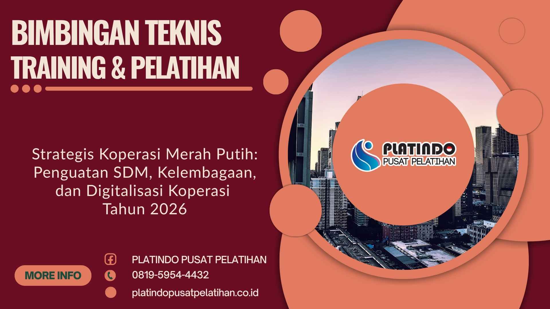 Jadwal Bimtek Pelatihan Strategis Koperasi Merah Putih Regulasi 2026-2027 Terbaru