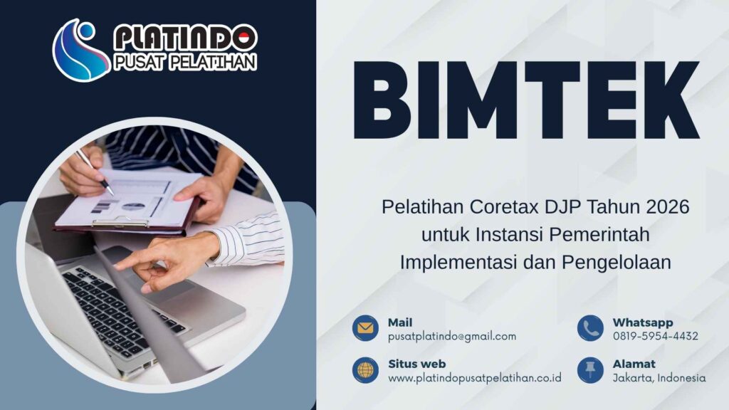 Bimtek Pelatihan Pelatihan Coretax DJP Tahun 2026 untuk Instansi Pemerintah