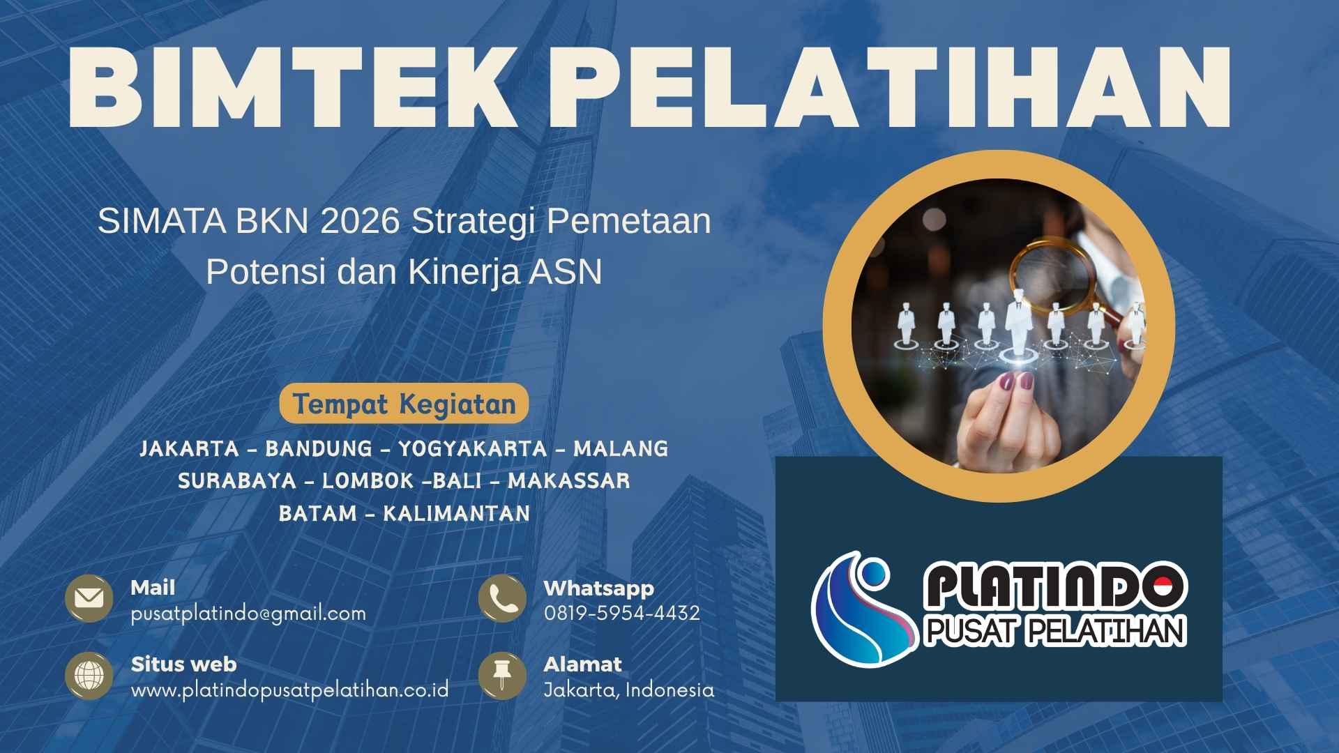 Jadwal Bimtek Pelatihan SIMATA BKN 2026 Strategi Pemetaan Potensi dan Kinerja ASN Panduan Terbaru