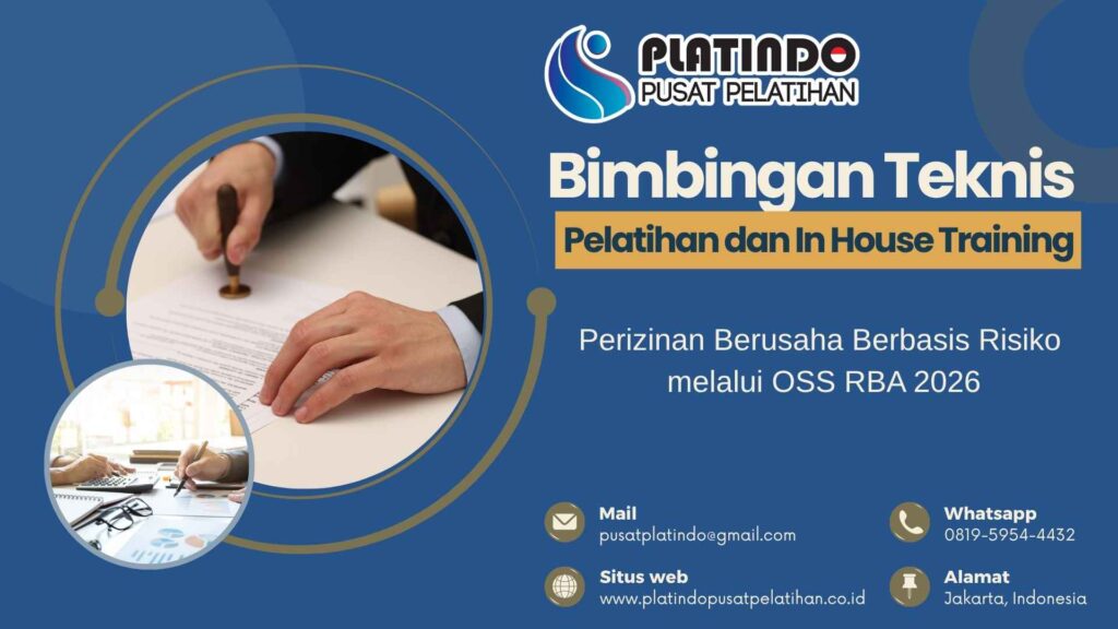 Jadwal Bimtek Pelatihan Perizinan Berusaha Berbasis Risiko melalui OSS RBA Kebijakan Terbaru 2026