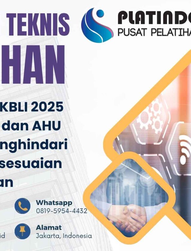Bimtek Pelatihan Implementasi KBLI 2025 pada OSS RBA dan AHU 2026 Solusi Menghindari Risiko Ketidaksesuaian Perizinan Terlengkap Bersertifikat