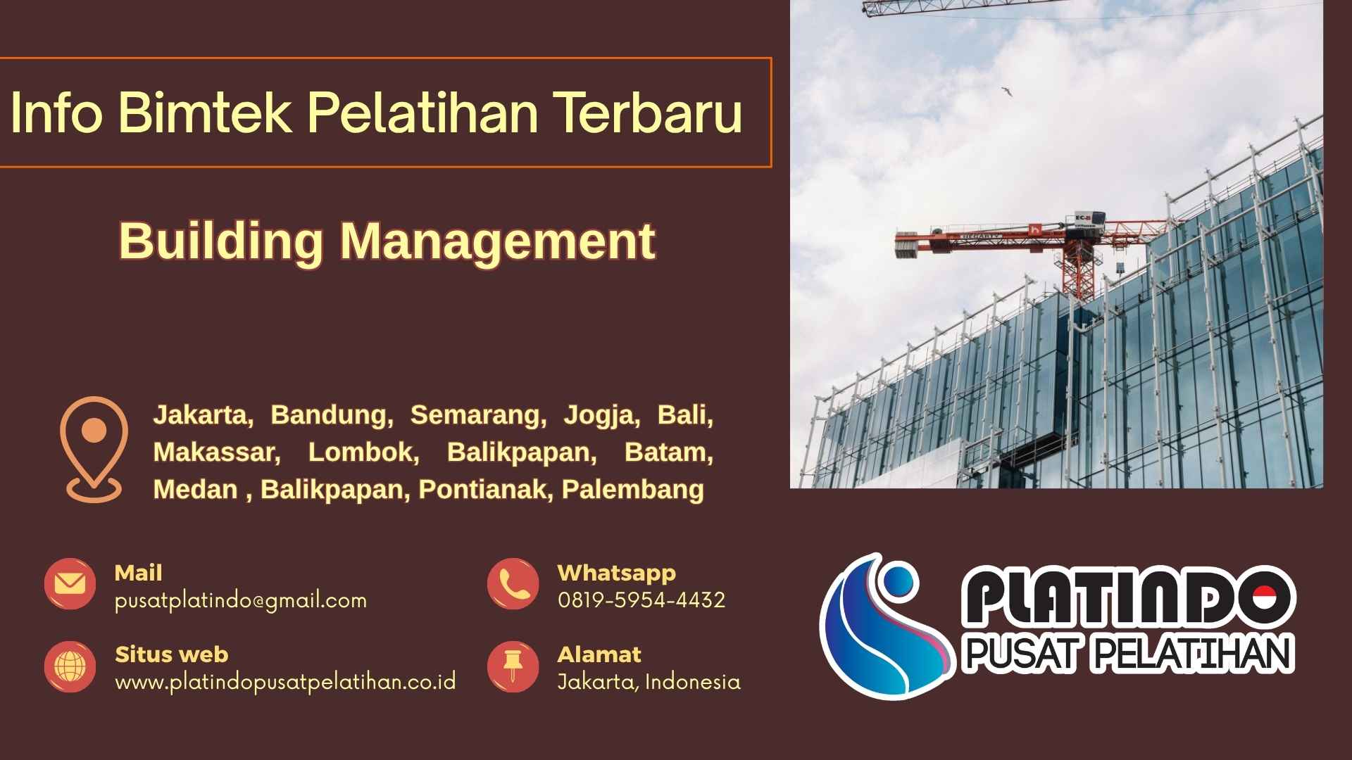 Bimtek Building Management 2026-2027 Profesional Jadwal Terbaru