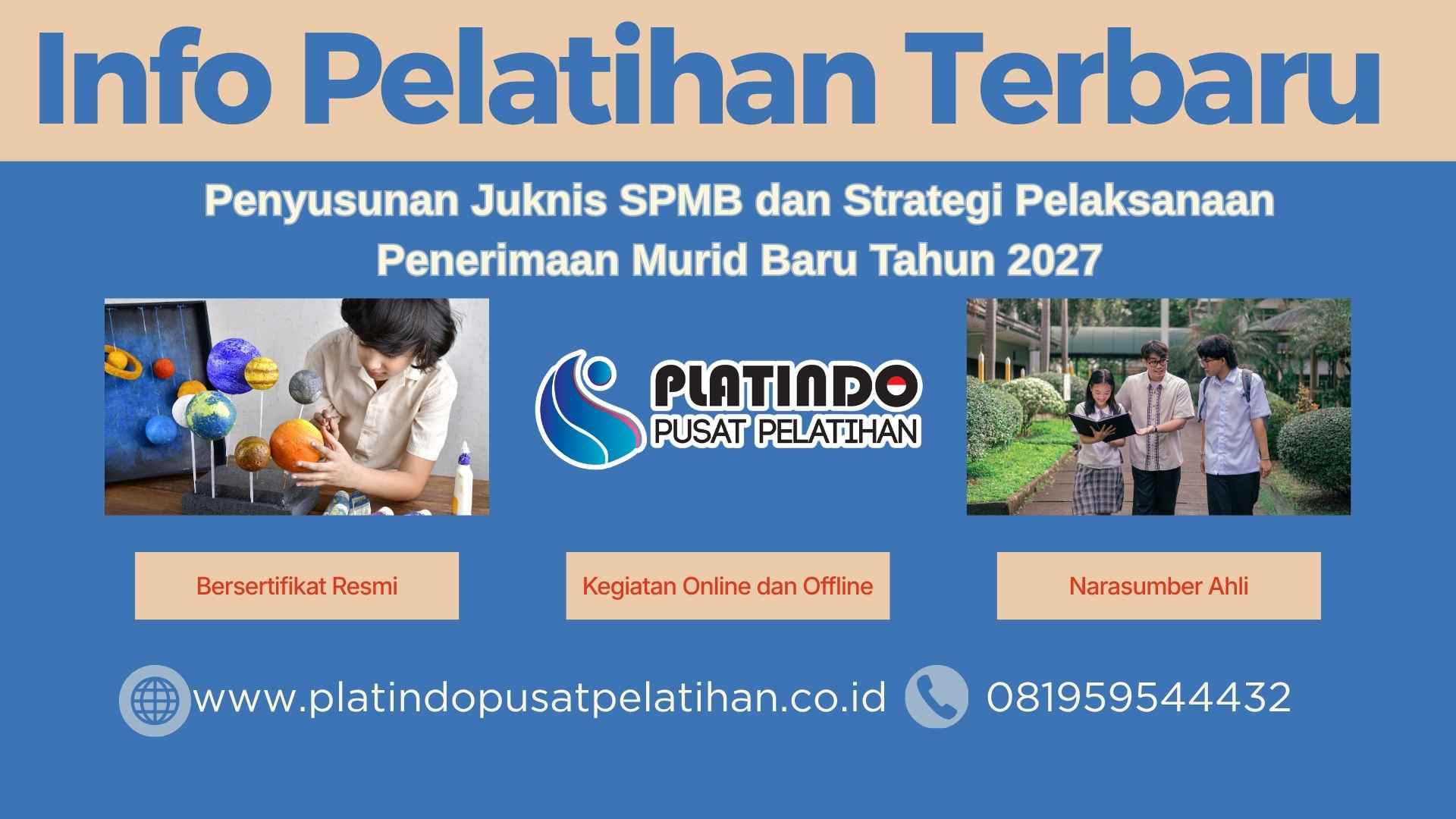 Bimtek Juknis SPMB 2027 Strategi Penerimaan Murid Baru Sesuai Regulasi Terbaru