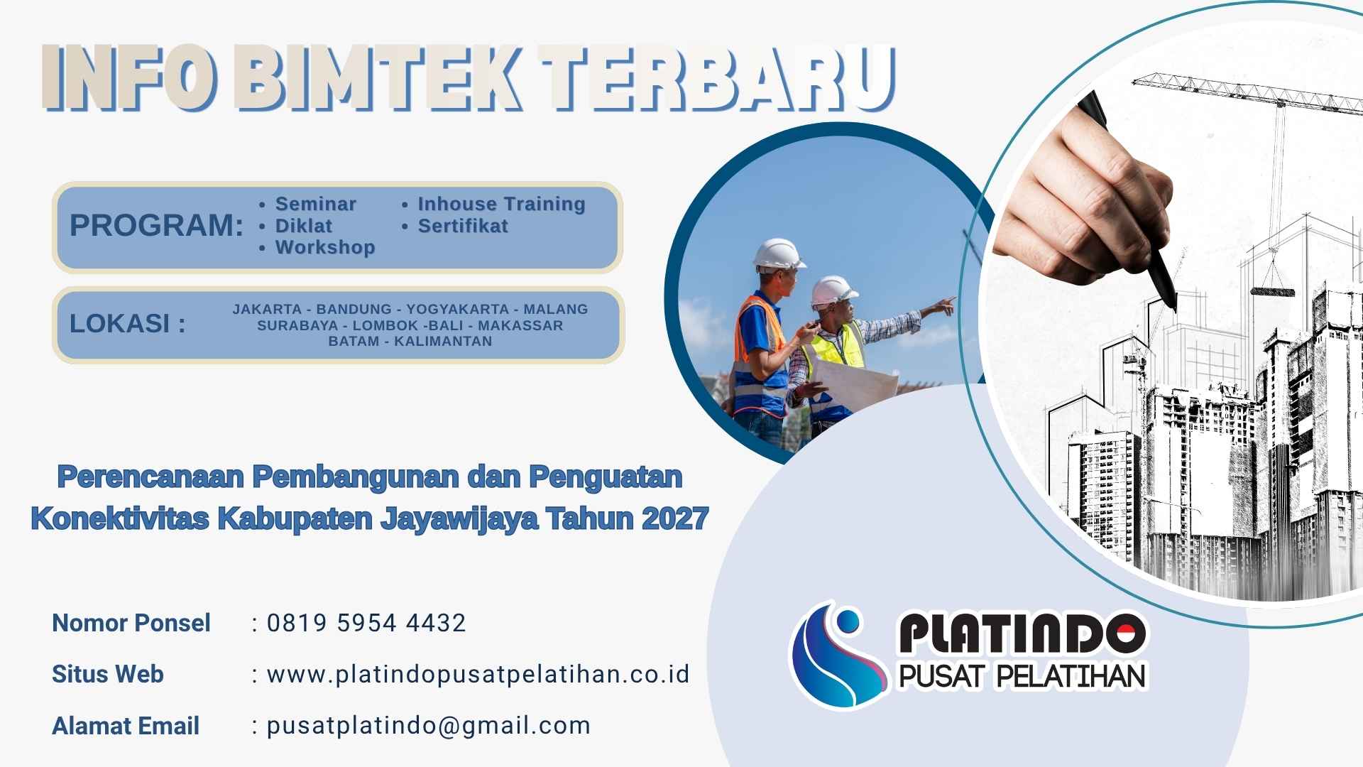 Pelatihan Perencanaan Pembangunan dan Penguatan Konektivitas Kabupaten Jayawijaya Tahun 2026-2027 Strategis Berkelanjutan
