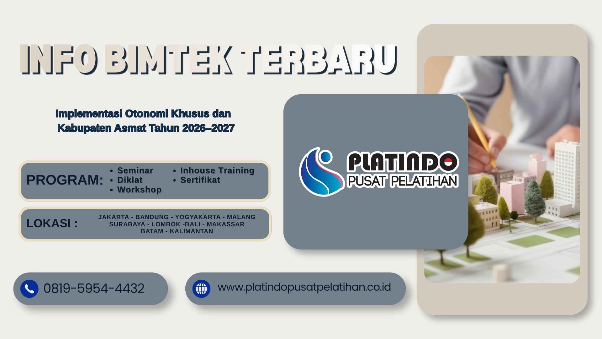 Bimtek Implementasi Otonomi Khusus dan Kabupaten Asmat 2026–2027 Strategis