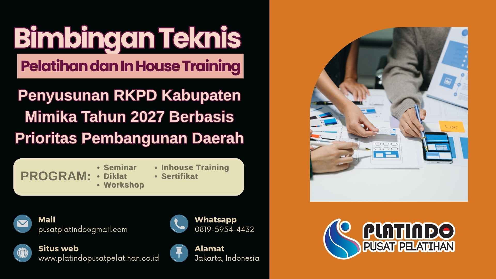 Bimtek Penyusunan RKPD Kabupaten Mimika 2027 Berbasis Prioritas