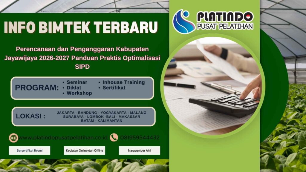 Bimtek Perencanaan dan Penganggaran Jayawijaya 2026–2027 Panduan Praktis SIPD